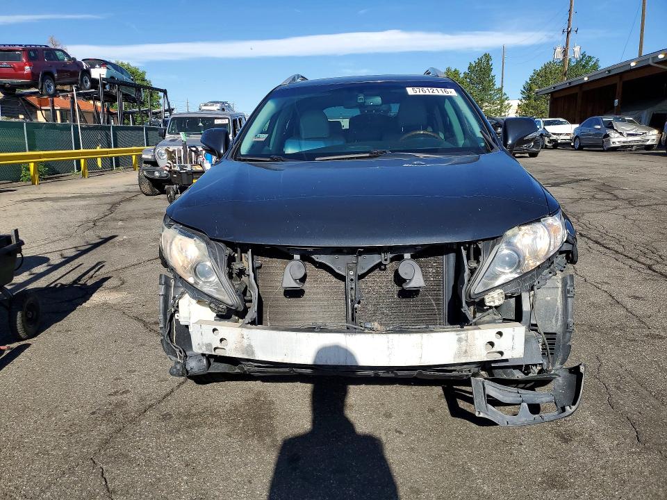 2010 Lexus Rx 350 VIN 2T2BK1BA9AC036139 COPART salvage auction — FRONT END, CO - SALVAGE TITLE (P), sold $3,600 on 2026-07-09 (photo 5)