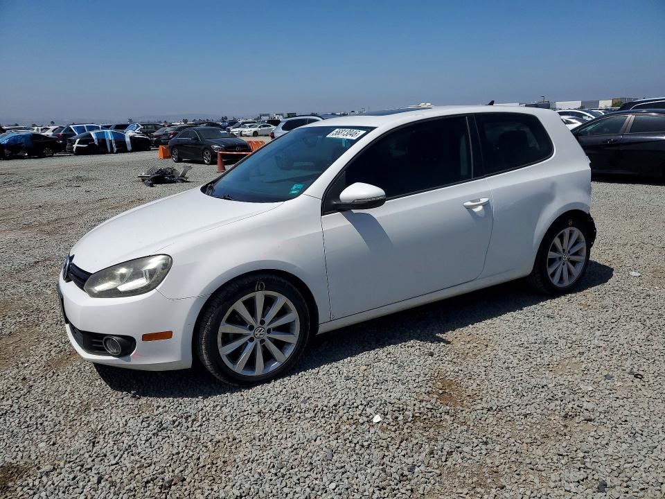 2012 Volkswagen Golf VIN WVWBM7AJ4CW268340 — COPART salvage auction photo