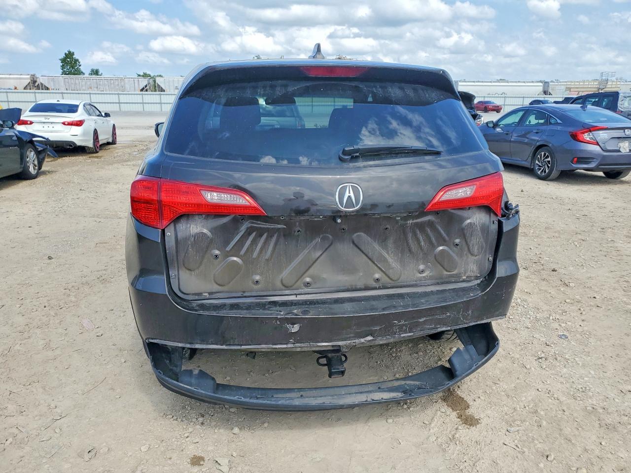 2014 Acura RDX VIN 5J8TB4H34EL013712 COPART salvage auction — Front End, KS - CERT OF TITLE-SALVAGE, sold $675 on 2026-07-09 (photo 6)