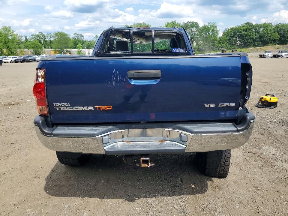 2006 Toyota Tacoma VIN 5TEUU42N36Z236432 COPART salvage auction — ROLLOVER, NY - MV-907A SALVAGE CERTIFICATE, sold $1,450 on 2026-07-23 (photo 6)