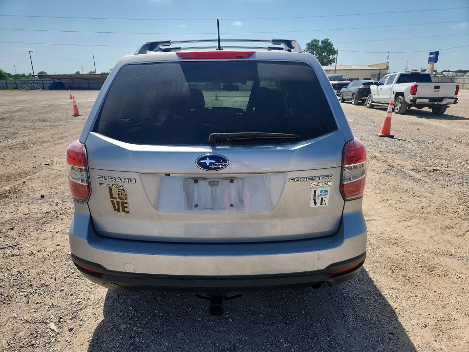 2015 Subaru Forester VIN JF2SJAFC2FH824980 COPART salvage auction — FRONT END, Tx - Salvage Vehicle Title, sold $1,350 on 2026-07-15 (photo 6)