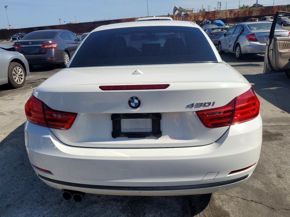 2017 BMW 4er VIN WBA4U7C58H5H19338 COPART salvage auction — FRONT END, Ca - Salvage Certificate, sold $200 on 2026-07-31 (photo 6)