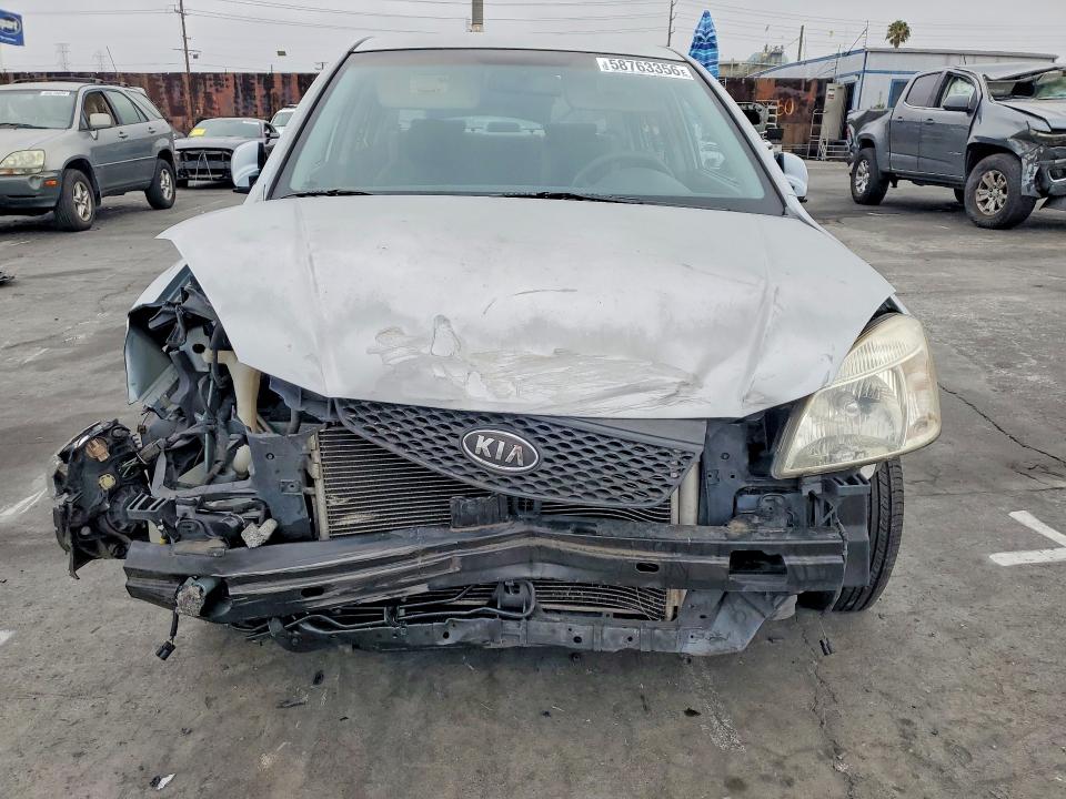 2006 Kia Rio VIN KNADE123366150123 COPART salvage auction — FRONT END, CA - SALVAGE CERTIFICATE, sold $275 on 2026-07-29 (photo 5)