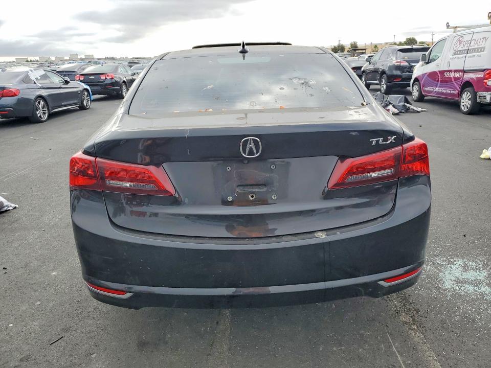 2016 Acura Tlx VIN 19UUB2F58GA011344 COPART salvage auction — VANDALISM, Ca - Salvage Certificate, sold $2,450 on 2026-08-03 (photo 6)