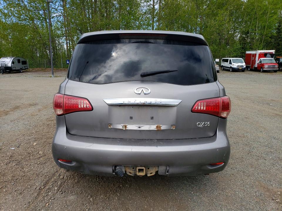2011 Infiniti Qx56 VIN JN8AZ2NE9B9001869 COPART salvage auction — MINOR DENT/SCRATCHES, Ak - Certificate Of Vehicle Title, sold $1,250 on 2026-07-14 (photo 6)