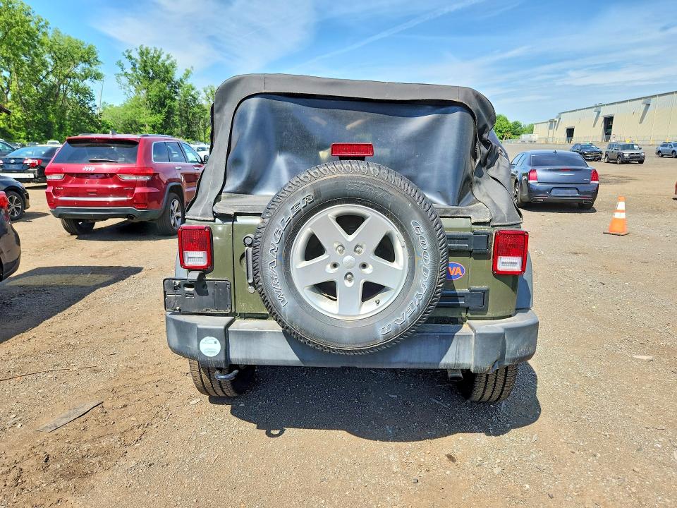 2016 Jeep VIN 1C4BJWDG4GL144174 COPART salvage auction — ROOF, Ct - Cert Of Title-Salvage, sold $4,450 on 2026-07-02 (photo 6)