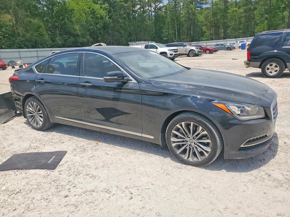 2015 Hyundai Genesis VIN KMHGN4JE8FU080257 COPART salvage auction — REAR END, Nc - Salvage Certificate Of Title, sold $1,350 on 2026-07-31 (photo 4)