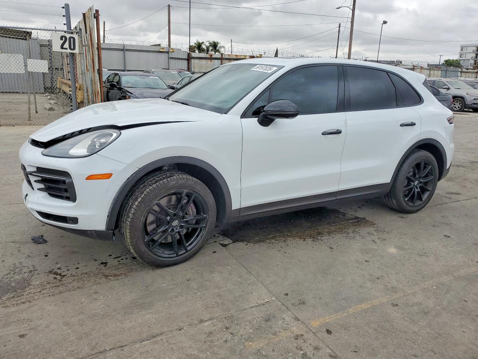 2022 Porsche Cayenne VIN WP1AA2AYXNDA01494 COPART salvage auction — FRONT END, Ca - Salvage Certificate, sold $15,000 on 2026-07-06 (photo 1)