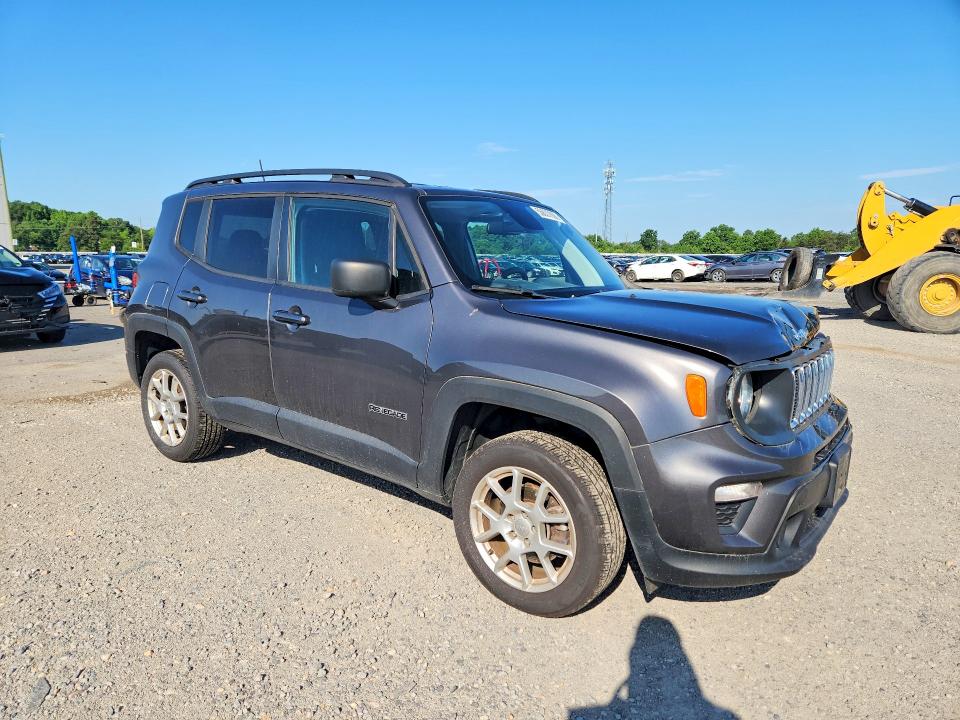 2019 Jeep Renegade VIN ZACNJBABXKPJ74134 COPART salvage auction — FRONT END, VA - CERT OF TITLE - SALVAGE, sold $2,750 on 2026-07-08 (photo 4)