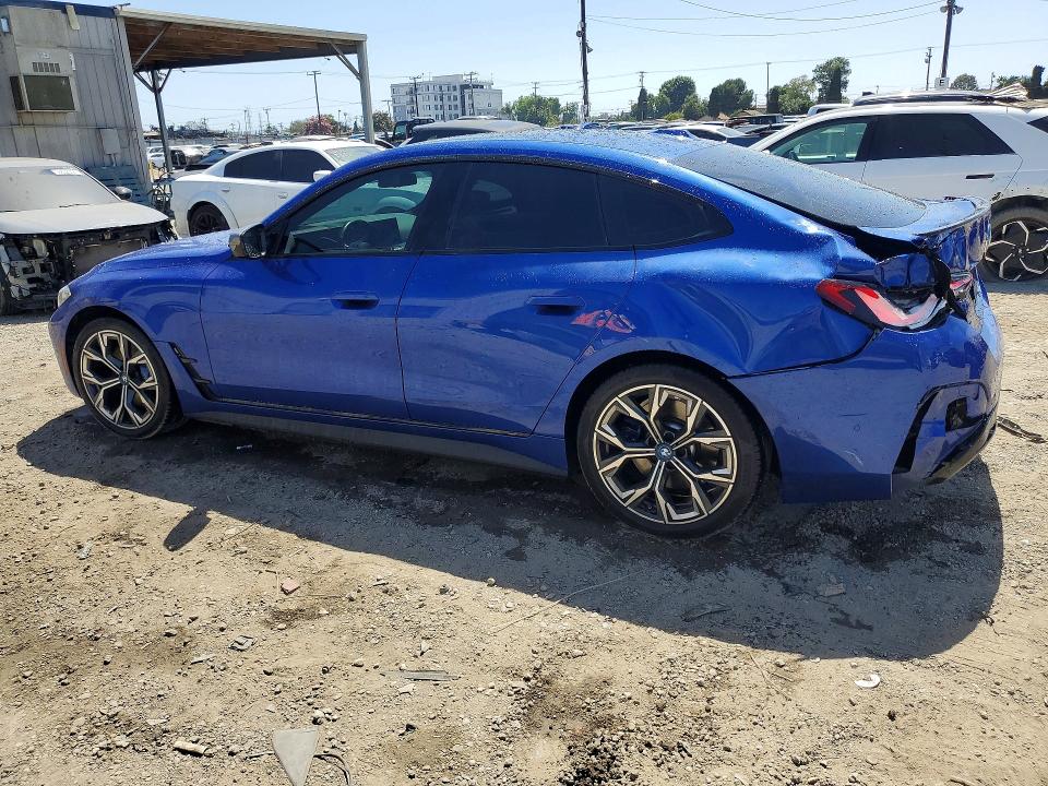 2024 BMW I4 VIN WBY33AW03RFR75330 COPART salvage auction — REAR END, Ca - Salvage Certificate, sold $20,100 on 2026-07-27 (photo 2)