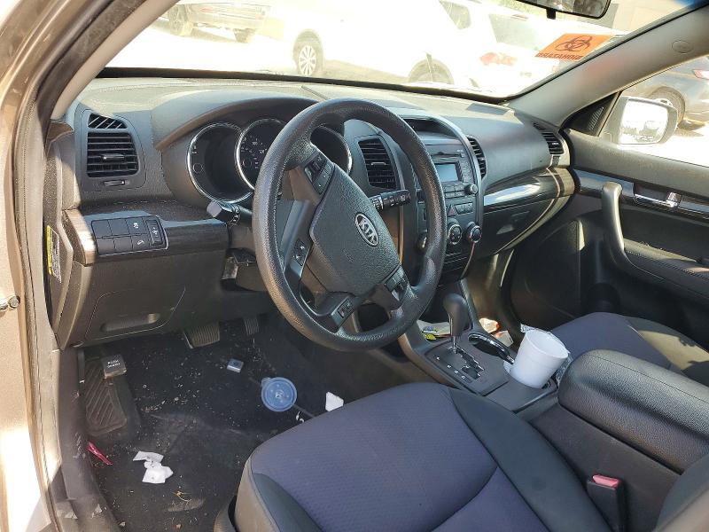 2013 Kia Sorento VIN 5XYKT4A28DG402792 COPART salvage auction — FRONT END, Mo - Salvage Certificate Of Title, sold $100 on 2026-07-28 (photo 8)