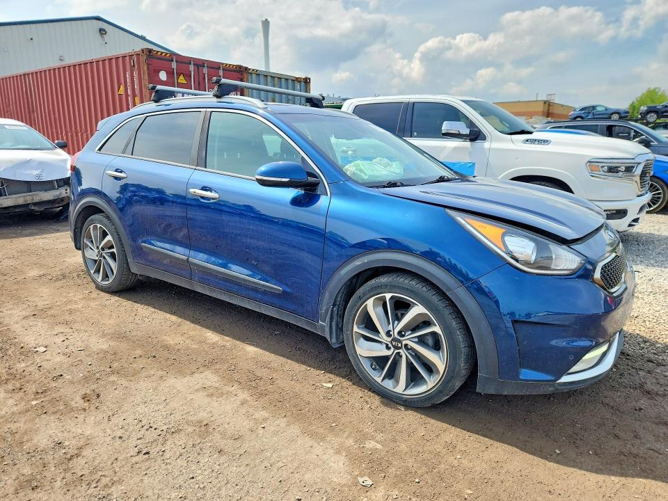 2018 Kia Niro VIN KNDCE3LC2J5178406 COPART salvage auction — FRONT END, ON - PERMIT NO BRAND - UNFIT, sold $3,000 on 2026-07-14 (photo 4)