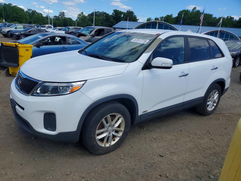 2014 Kia Sorento VIN 5XYKTCA6XEG548383 COPART salvage auction — MINOR DENT/SCRATCHES, Ct - Certificate Of Title (P), sold $1,250 on 2026-07-02 (photo 1)
