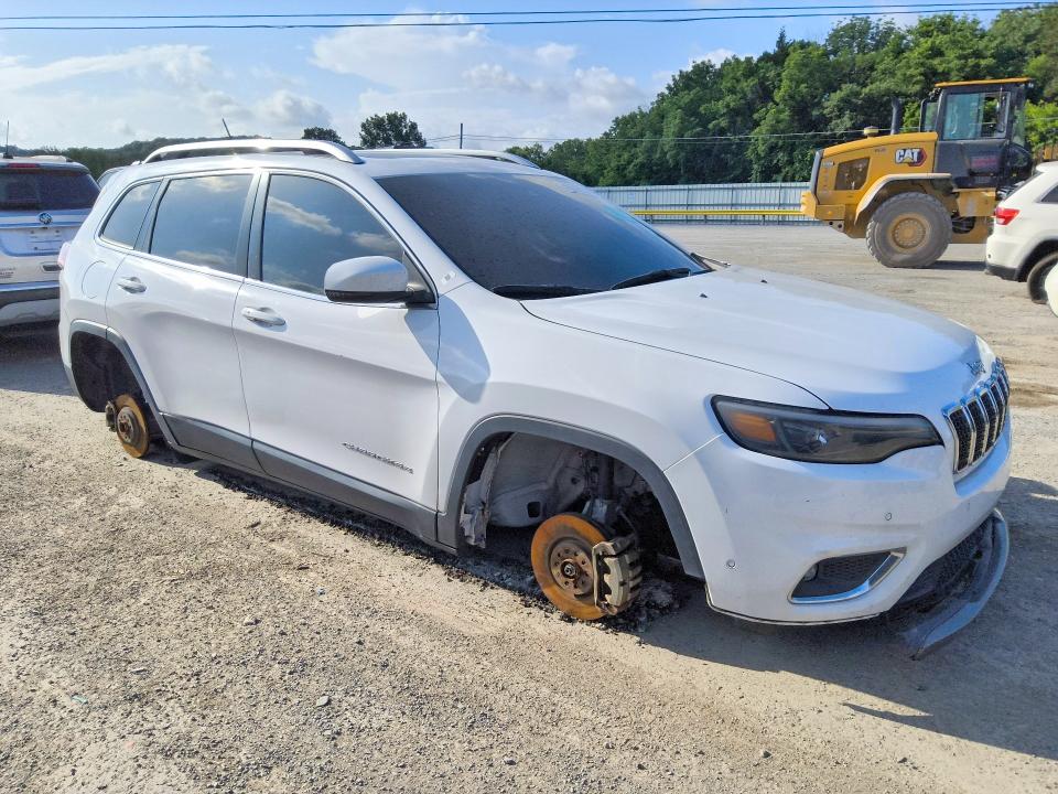 2021 Jeep Cherokee VIN 1C4PJLDX3MD187155 COPART salvage auction — FRONT END, AR - CERTIFICATE OF TITLE, sold $6,200 on 2026-07-09 (photo 4)