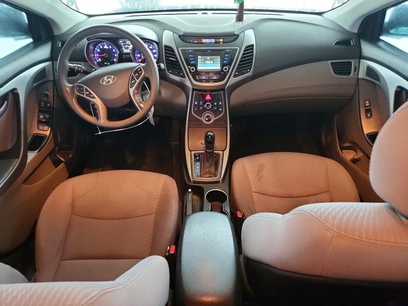 2016 Hyundai Elantra VIN 5NPDH4AE4GH743771 COPART salvage auction — FRONT END, Mt - Certificate Of Title, sold $1,500 on 2026-07-24 (photo 8)