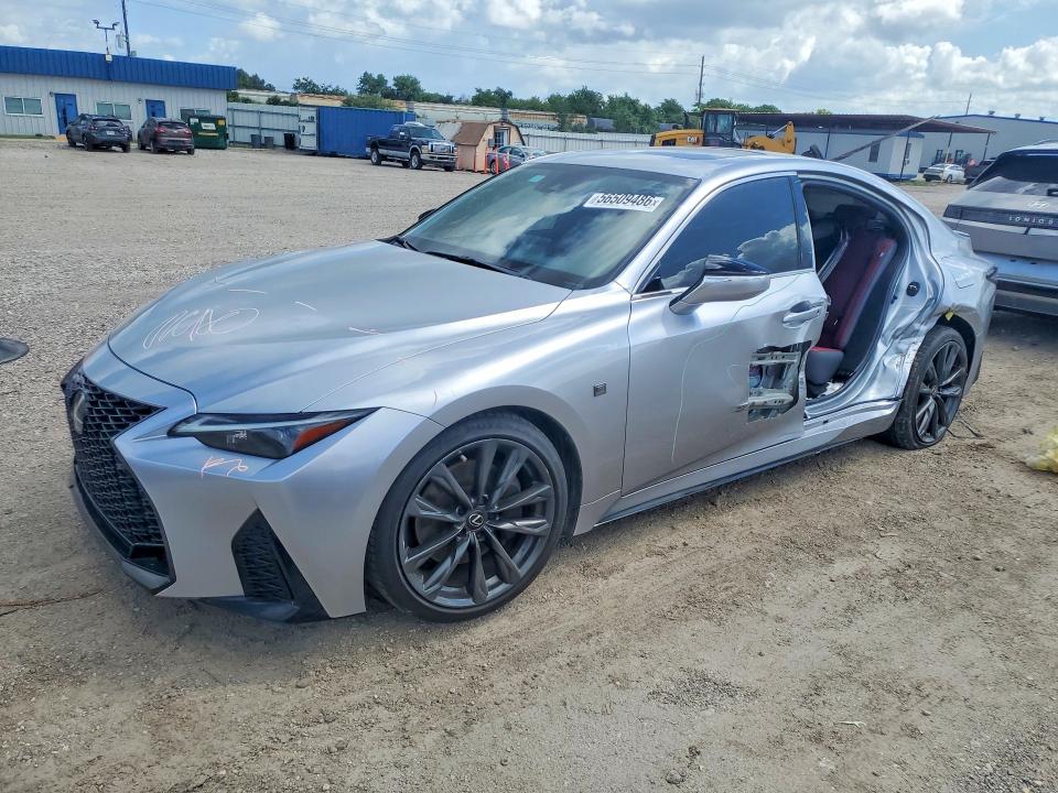 2025 Lexus Is VIN JTHBZ1B22S5086323 COPART salvage auction — SIDE, Tx - Salvage Vehicle Title, sold $6,300 on 2026-07-30 (photo 1)