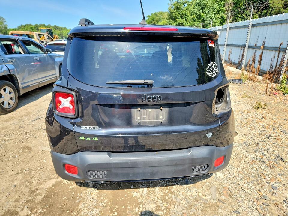 2016 Jeep Renegade VIN ZACCJBBT9GPC96623 COPART salvage auction — ROLLOVER, VA - CERT OF TITLE - SALVAGE, sold $100 on 2026-07-28 (photo 6)