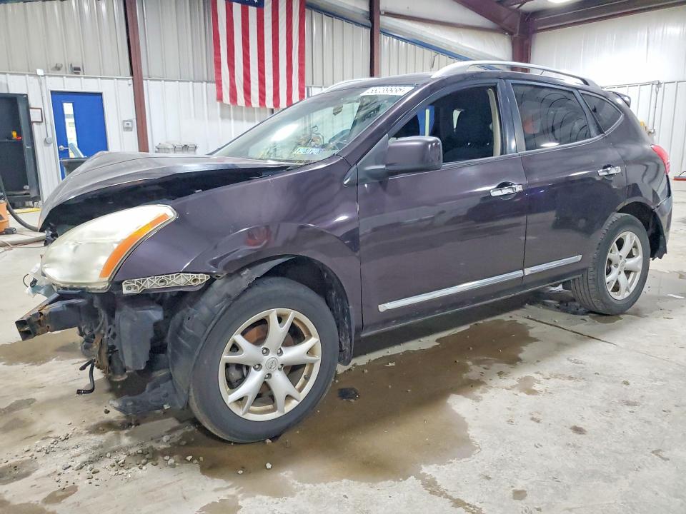 2011 Nissan Rogue VIN JN8AS5MV0BW311837 COPART salvage auction — FRONT END, Pa - Certificate Of Salvage, sold $425 on 2026-07-22 (photo 1)