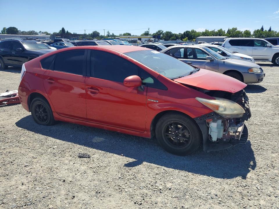 2011 Toyota Prius VIN JTDKN3DU5B1342825 COPART salvage auction — FRONT END, CA - SALVAGE CERTIFICATE, sold $850 on 2026-07-09 (photo 4)