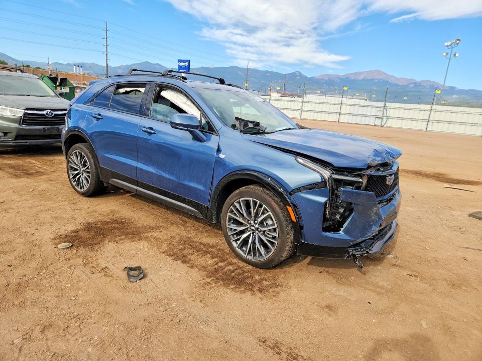 2024 Cadillac Xt4 VIN 1GYFZFR41RF199072 COPART salvage auction — FRONT END, Co - Salvage Title, sold $7,100 on 2026-07-29 (photo 4)