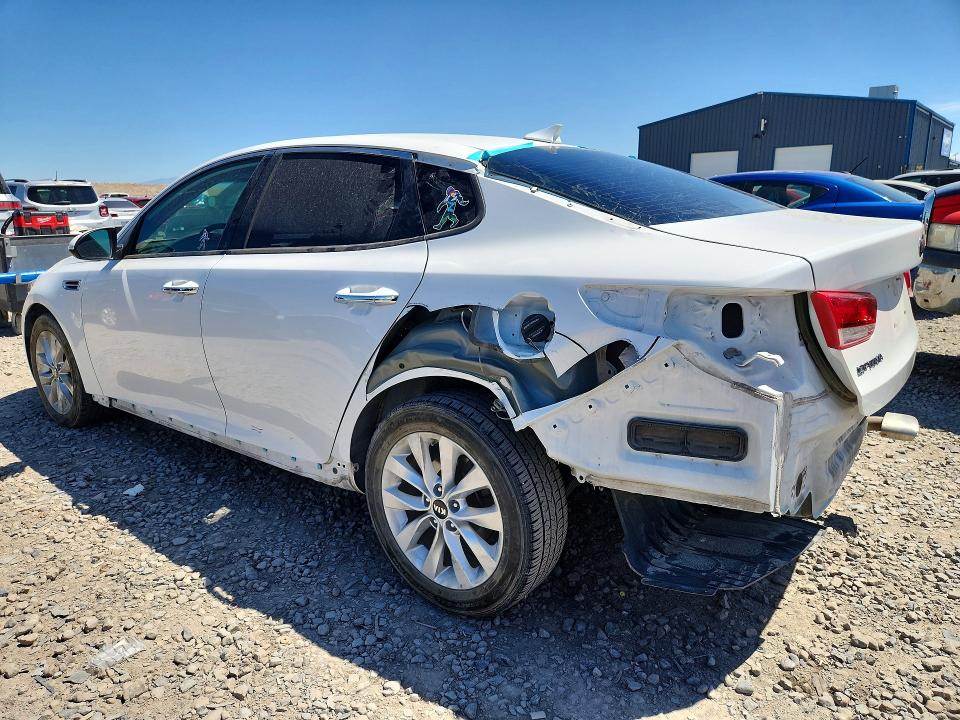 2017 Kia Optima VIN 5XXGT4L34HG121059 COPART salvage auction — REAR END, Ut - Salvage Certificate, sold $1,600 on 2026-07-02 (photo 2)