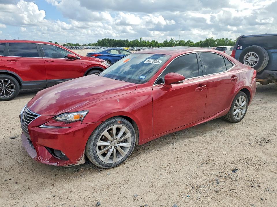 2015 Lexus Is VIN JTHBF1D20F5066440 COPART salvage auction — WATER/FLOOD, Tx - Salvage Title-Flood Damage, sold $2,000 on 2026-07-07 (photo 1)