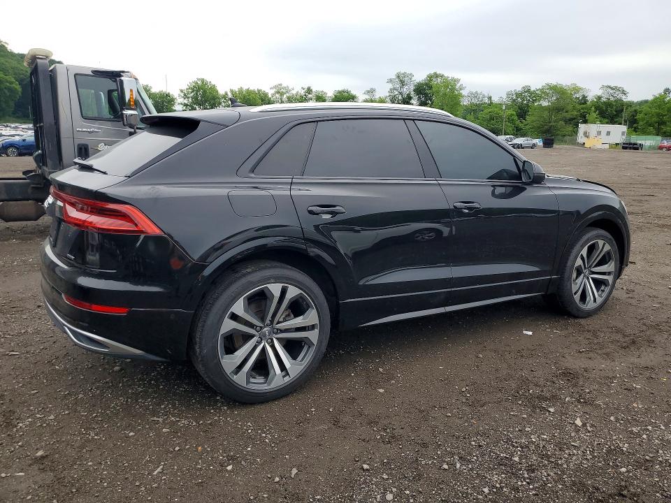 2020 Audi Q8 VIN WA1CVAF1XLD007985 COPART salvage auction — FRONT END, Ny - Mv-907A Salvage Certificate, sold $8,500 on 2026-07-23 (photo 3)