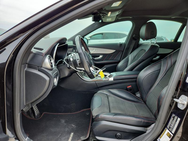 2019 Mercedes-benz C-klasse amg VIN 55SWF6EB2KU308733 COPART salvage auction — FRONT END, Tx - Salvage Vehicle Title, sold $10,300 on 2026-08-06 (photo 7)