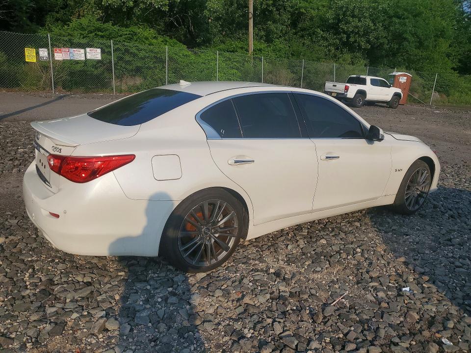 2016 Infiniti Q50 VIN JN1FV7AR6GM450596 COPART salvage auction — SIDE, NY - MV-907A SALVAGE CERTIFICATE, sold $3,100 on 2026-07-14 (photo 3)