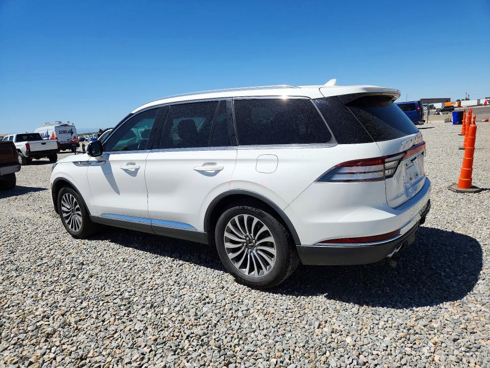 2020 Lincoln Aviator VIN 5LM5J7XC8LGL37483 COPART salvage auction — REAR END, Co - Public - Salvage Title, sold $9,100 on 2026-07-02 (photo 2)