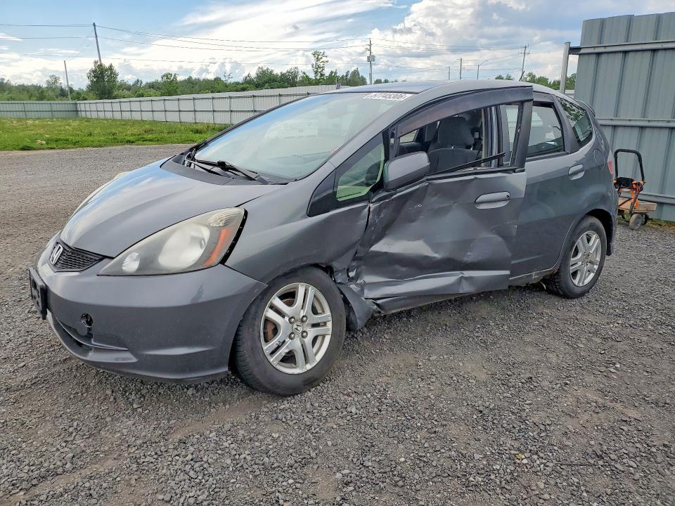 2013 Honda Fit VIN LUCGE8H54D3002459 COPART salvage auction — SIDE, ON - PERMIT SALVAGE, sold $150 on 2026-07-21 (photo 1)