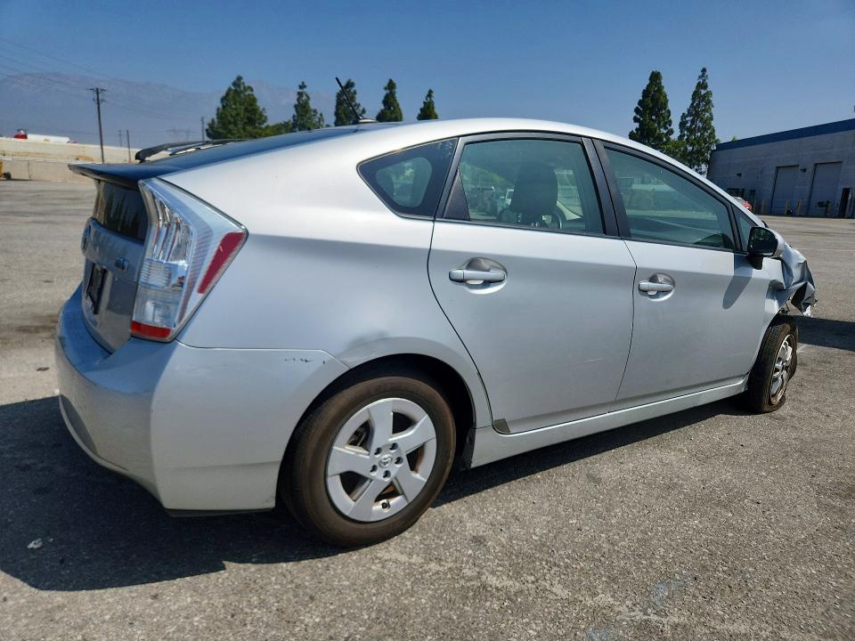 2011 Toyota Prius VIN JTDKN3DU5B5322096 COPART salvage auction — FRONT END, Ca - Salvage Certificate, sold $750 on 2026-07-28 (photo 3)