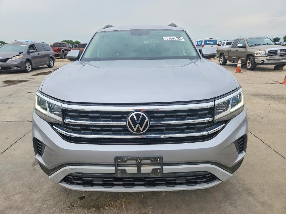 2022 Volkswagen Atlas VIN 1V2DP2CAXNC508333 COPART salvage auction — REAR END, Tx - Salvage Vehicle Title, sold $7,900 on 2026-07-09 (photo 5)