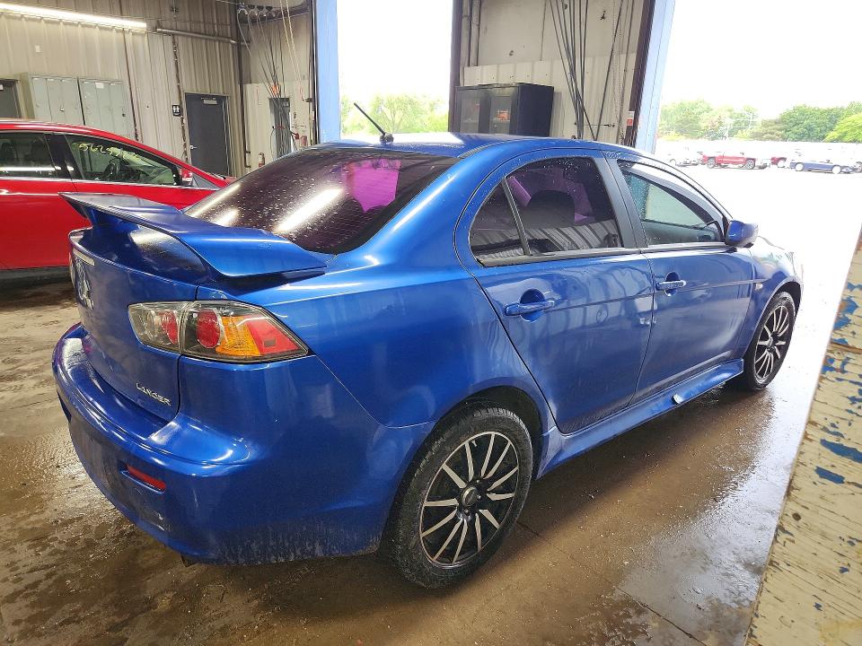 2011 Mitsubishi Lancer VIN JA32U2FU2BU044532 COPART salvage auction — FRONT END, Il - Salvage Certificate, sold $500 on 2026-07-21 (photo 3)