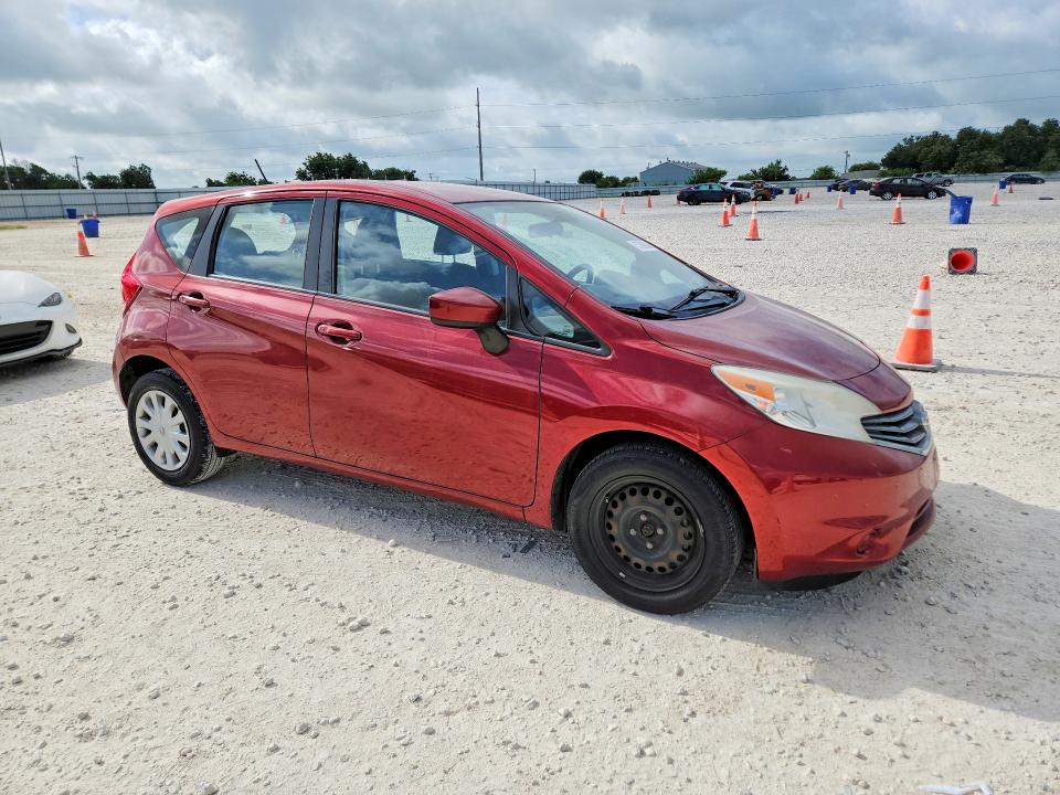 2016 Nissan Versa VIN 3N1CE2CP5GL376356 COPART salvage auction — FRONT END, Tx - Salvage Vehicle Title, sold $1,450 on 2026-07-09 (photo 4)