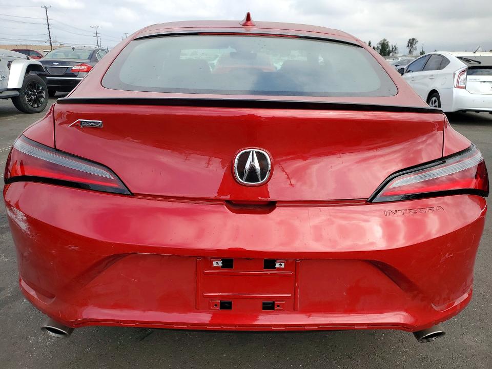 2023 Acura Integra VIN 19UDE4H31PA025424 COPART salvage auction — FRONT END, Ca - Salvage Certificate, sold $7,800 on 2026-08-26 (photo 6)