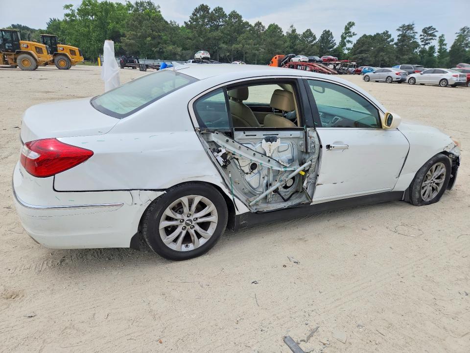 2012 Hyundai Genesis VIN KMHGC4DD1CU198915 COPART salvage auction — SIDE, VA - CERT OF TITLE - SALVAGE, sold $500 on 2026-07-28 (photo 3)