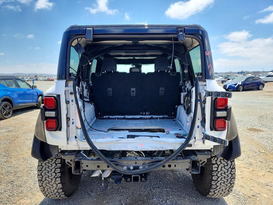 2024 Ford Bronco VIN 1FMEE0RR7RLB00984 COPART salvage auction — REAR END, Ca - Salvage Certificate, sold $41,250 on 2026-07-31 (photo 6)