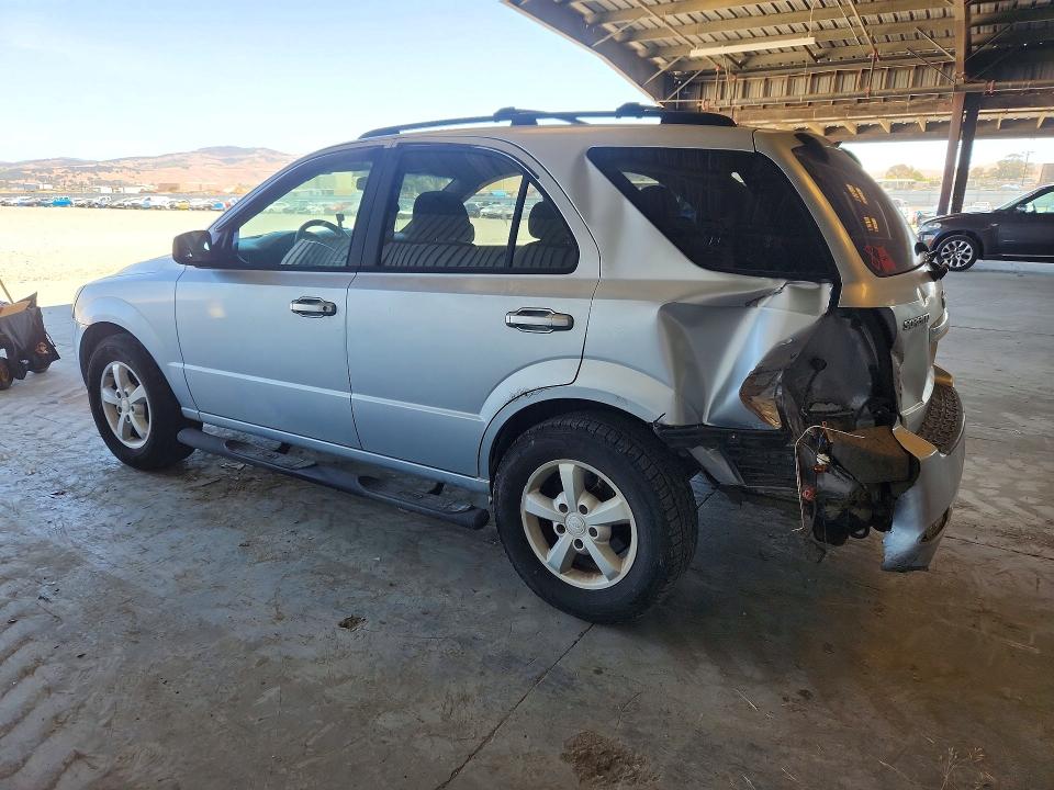 2007 Kia Sorento VIN KNDJC736475671530 COPART salvage auction — REAR END, Ca - Salvage Certificate, sold $175 on 2026-07-16 (photo 2)