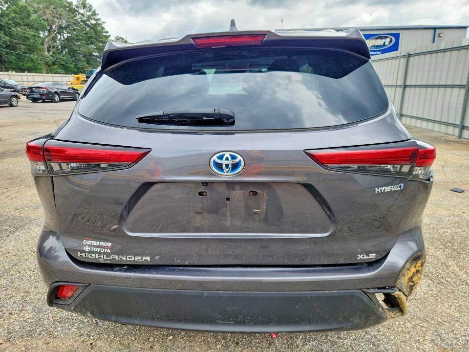 2022 Toyota Highlander VIN 5TDGBRCH8NS556950 COPART salvage auction — SIDE, Al - Cert Of Title-Salvage Title, sold $6,500 on 2026-07-13 (photo 6)