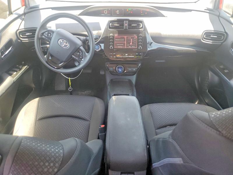 2021 Toyota Prius VIN JTDKAMFU4M3148924 COPART salvage auction — FRONT END, Ca - Salvage Certificate, sold $3,900 on 2026-07-27 (photo 8)