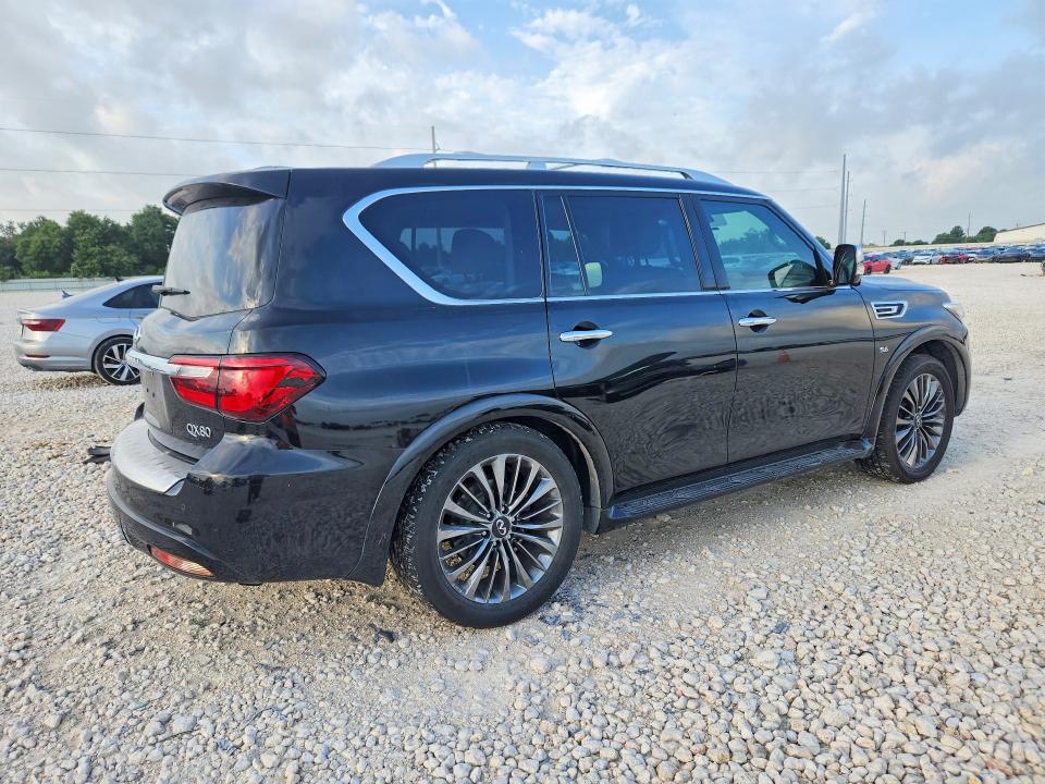 2020 Infiniti Qx80 VIN JN8AZ2NF4L9700112 COPART salvage auction — REAR END, TX - SALVAGE VEHICLE TITLE (P), sold $100 on 2026-07-30 (photo 3)