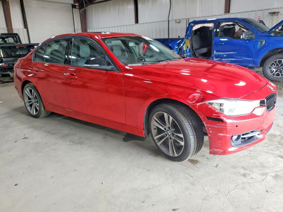 2014 BMW 3er VIN WBA3B3C58EF545252 COPART salvage auction — FRONT END, Pa - Certificate Of Salvage, sold $4,350 on 2026-07-15 (photo 4)