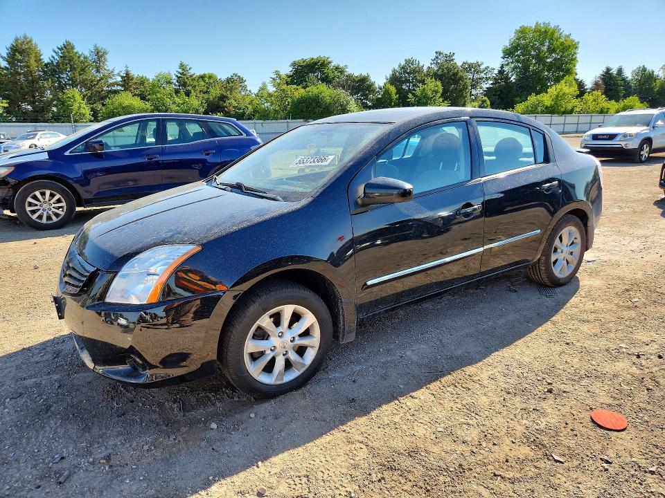 2011 Nissan Sentra VIN 3N1AB6AP0BL725233 COPART salvage auction — FRONT END, Il - Salvage Certificate, sold $300 on 2026-07-02 (photo 1)