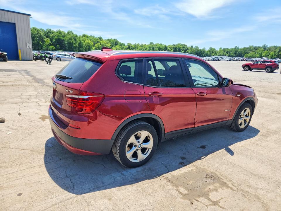 2011 BMW X3 VIN 5UXWX5C56BL706934 COPART salvage auction — FRONT END, Pa - Certificate Of Salvage, sold $1,100 on 2026-07-02 (photo 3)