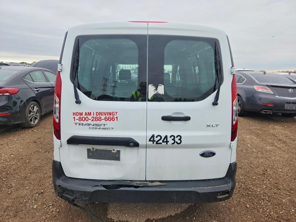 2023 Ford Transit VIN NM0LS7T27P1560449 COPART salvage auction — FRONT END, Salvage Title, sold $2,950 on 2026-07-16 (photo 6)