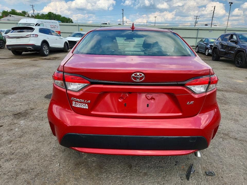 2020 Toyota Corolla VIN JTDHPRAE2LJ002022 COPART salvage auction — SIDE, Pa - Certificate Of Salvage, sold $4,100 on 2026-07-31 (photo 6)
