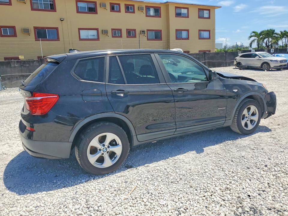2011 BMW X3 VIN 5UXWX5C57BL708692 COPART salvage auction — FRONT END, FL - CERT OF TITLE SLVG REBUILDABLE, sold $400 on 2026-07-10 (photo 3)