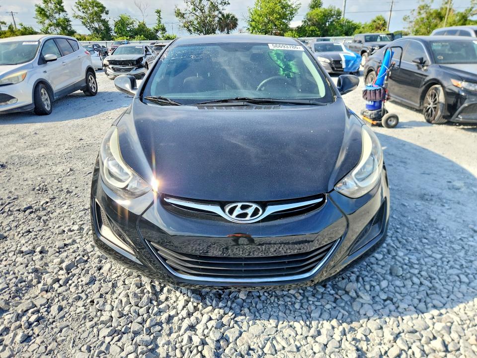 2016 Hyundai Elantra VIN KMHDH4AE4GU646183 COPART salvage auction — REAR END, Fl - Cert Of Title Slvg Rebuildable, sold $1,500 on 2026-07-17 (photo 5)