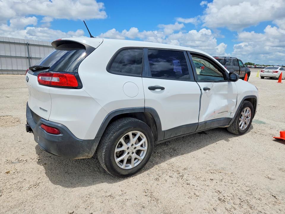 2015 Jeep Cherokee VIN 1C4PJMAB1FW588371 COPART salvage auction — SIDE, Tx - Salvage Vehicle Title, sold $1,800 on 2026-07-02 (photo 3)